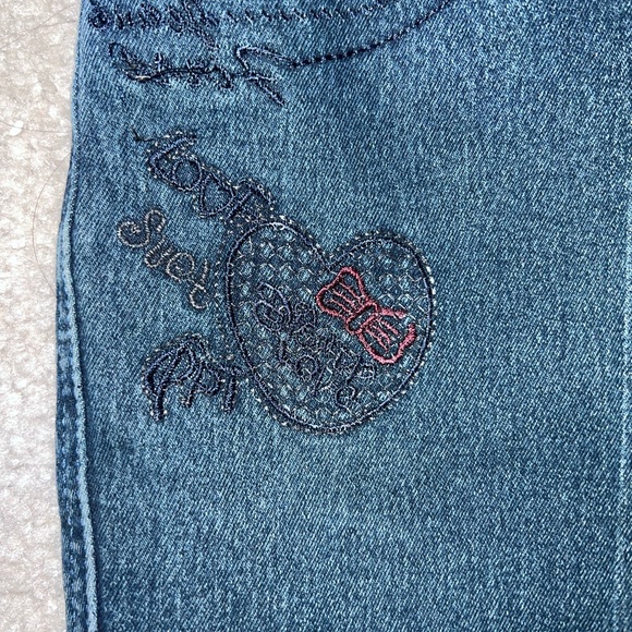 Women's Blue Jeans with Disney Patches - Picture 3 of 4